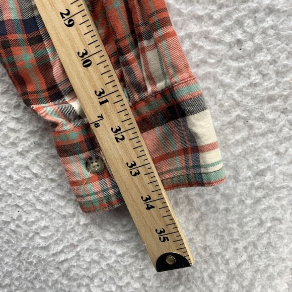 Mountain Khakis Meridian Shirt Mens Medium Classic Fit Plaid Flannel Organic - Picture 6 of 9